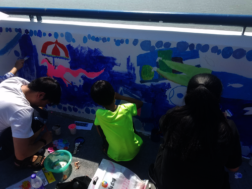 七月二十日无码影片
赴余杭“因水而兴”宣传教育小分队 小朋友绘制河堤