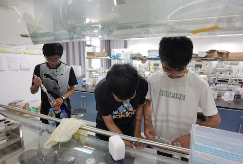 7月14日无码影片
水质检测社会实践小分队进行水质检测操作